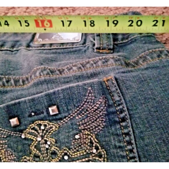 Ashley Stewart Jeans Women Plus Size 24W Denim Straight Leg High Rise - Picture 11 of 14